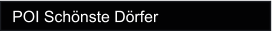 POI Schönste Dörfer